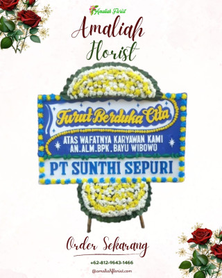 Papan Bunga Duka di Sukarami