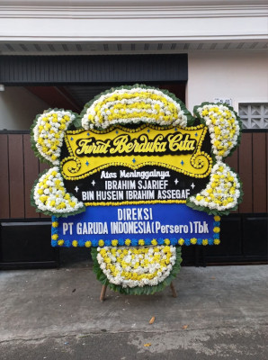 Papan Bunga Duka di Sukarami