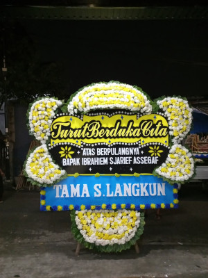 Papan Bunga Duka di Sukarami