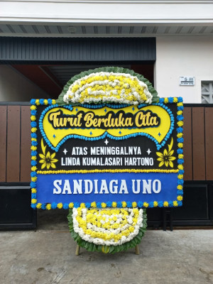Papan Bunga Duka di Sukarami